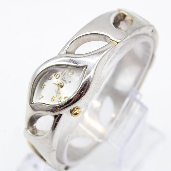 Vintage VIVANI Watch Womens Silver Tone Stainless Steel Bracelet Style Quartz - Picture 4 of 8